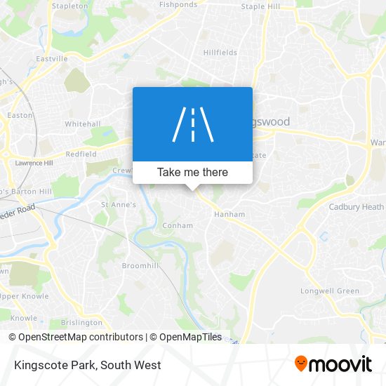 Kingscote Park map