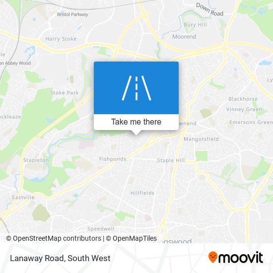 Lanaway Road map