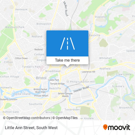 Little Ann Street map