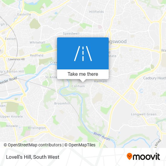 Lovell's Hill map