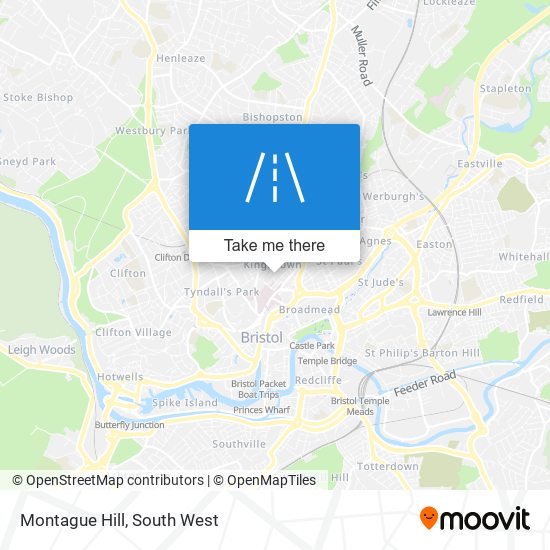 Montague Hill map