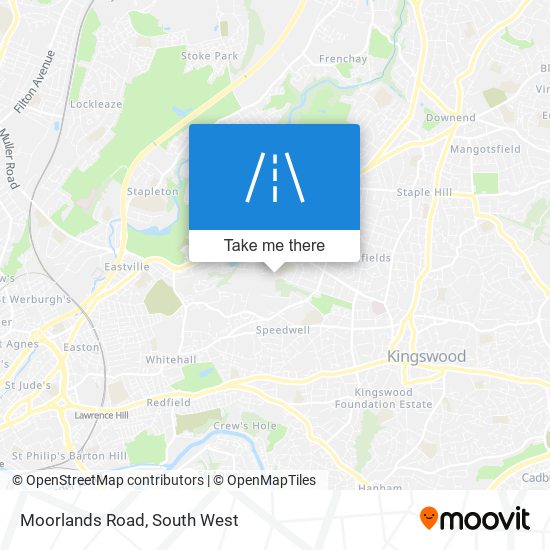 Moorlands Road map