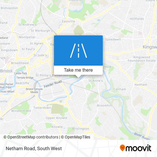 Netham Road map