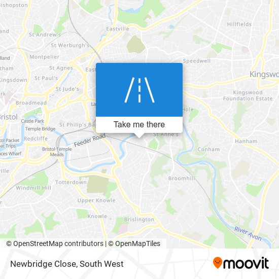 Newbridge Close map