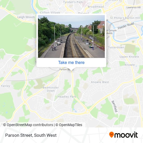 How to get to Parson Street, Bristol, City Of by bus or train?