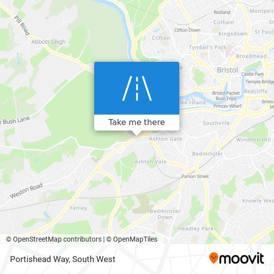 Portishead Way map