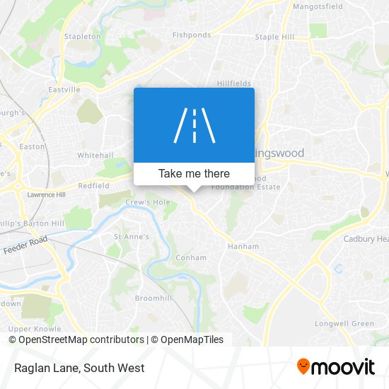 Raglan Lane map