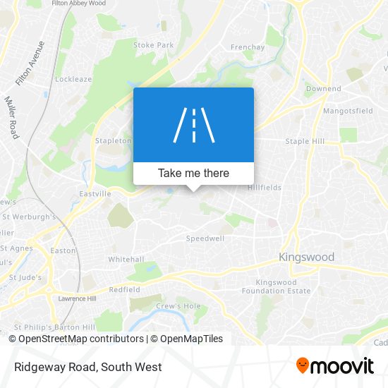 Ridgeway Road map