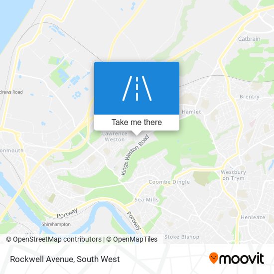 Rockwell Avenue map