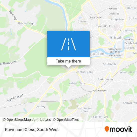 Rownham Close map