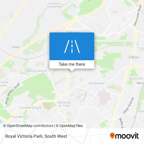 Royal Victoria Park map