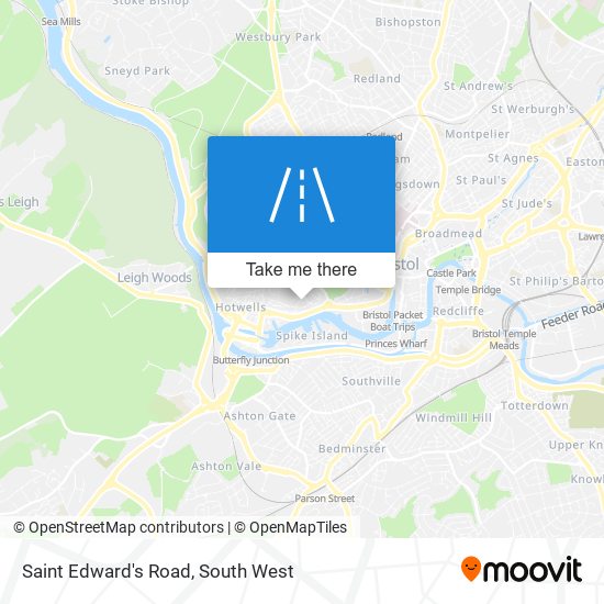 Saint Edward's Road map