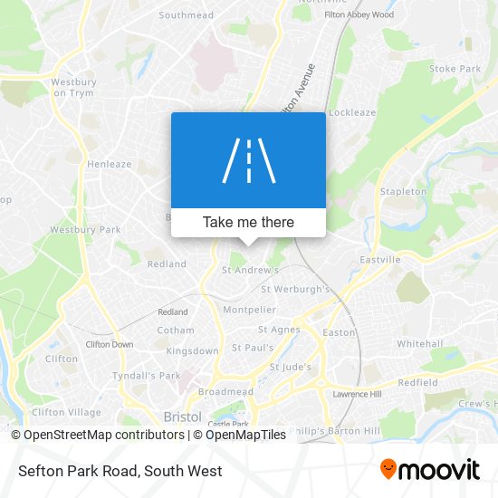 Sefton Park Road map