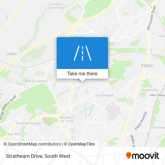 Strathearn Drive map
