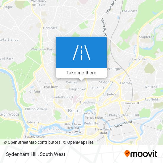 Sydenham Hill map