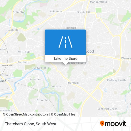 Thatchers Close map