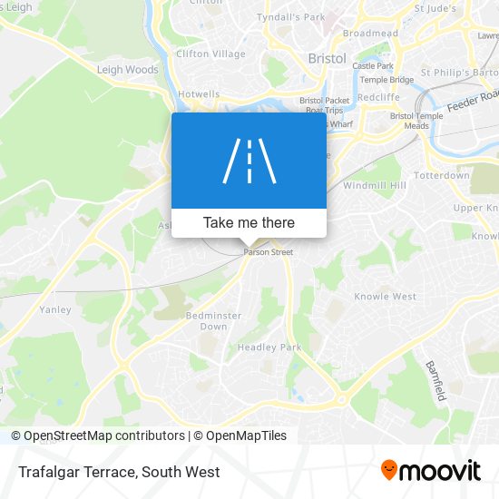 Trafalgar Terrace map