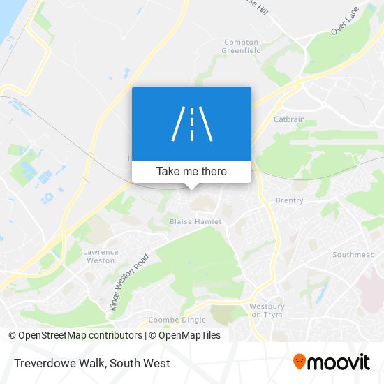 Treverdowe Walk map