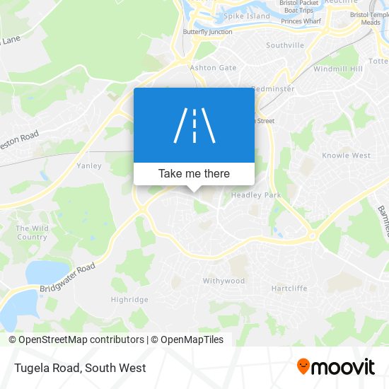 Tugela Road map