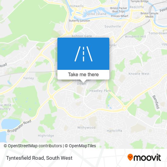 Tyntesfield Road map