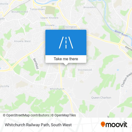 Whitchurch Railway Path map