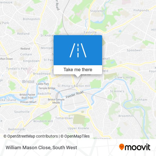 William Mason Close map