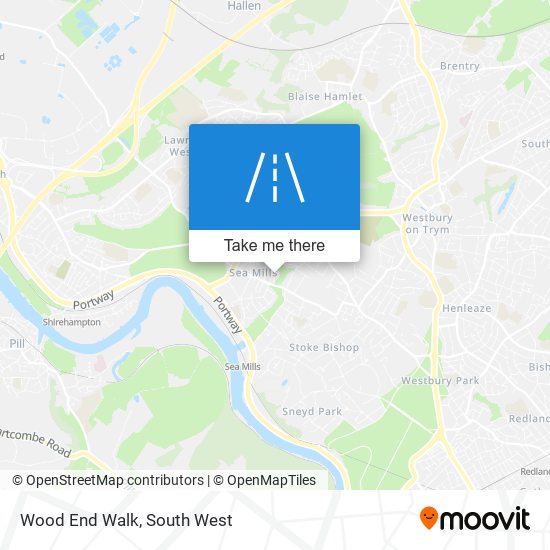 Wood End Walk map