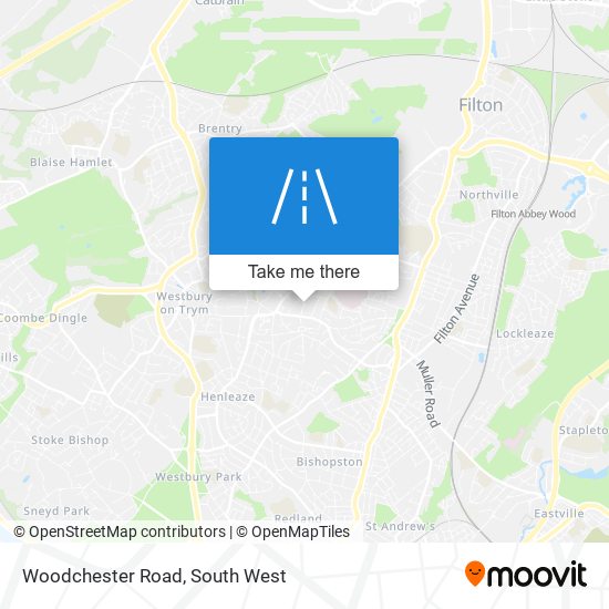 Woodchester Road map