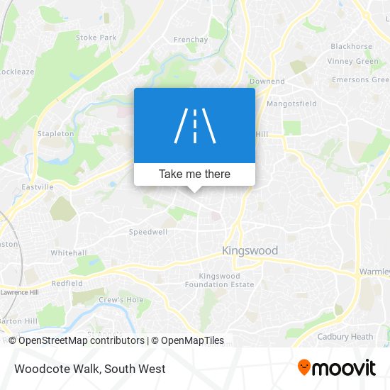 Woodcote Walk map
