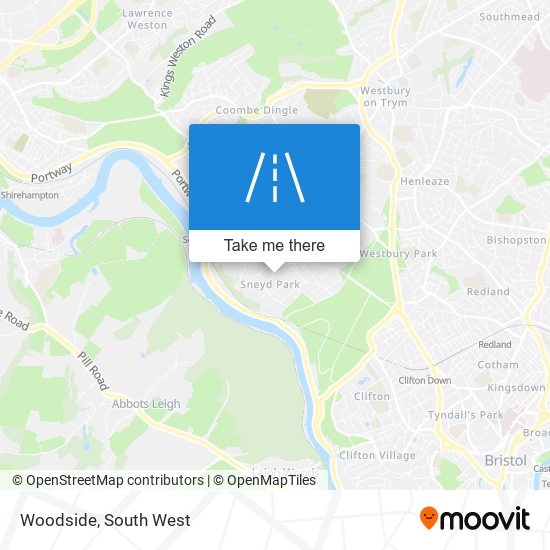 Woodside map