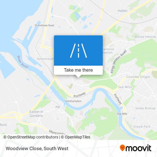 Woodview Close map