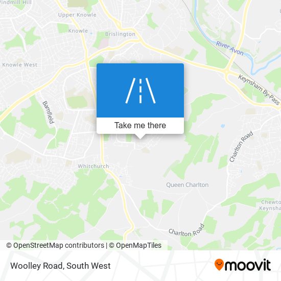 Woolley Road map