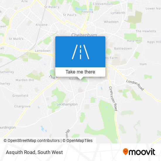 Asquith Road map