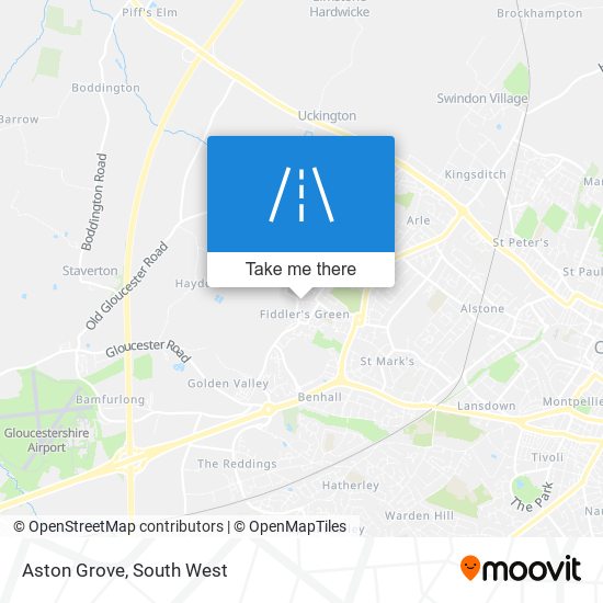 Aston Grove map