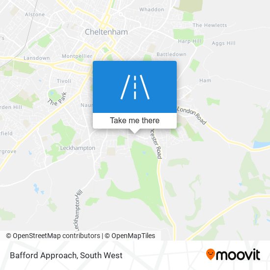Bafford Approach map