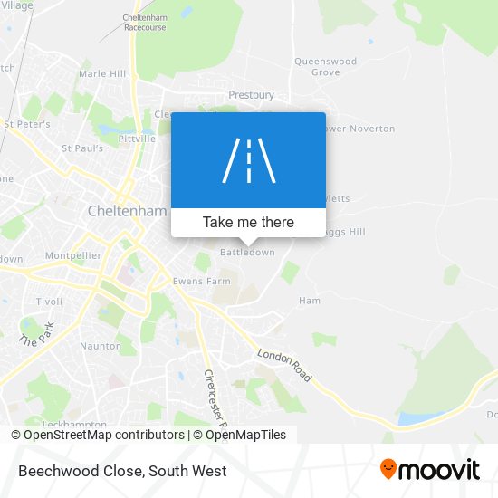 Beechwood Close map