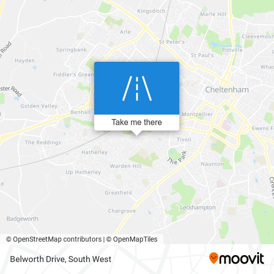 Belworth Drive map