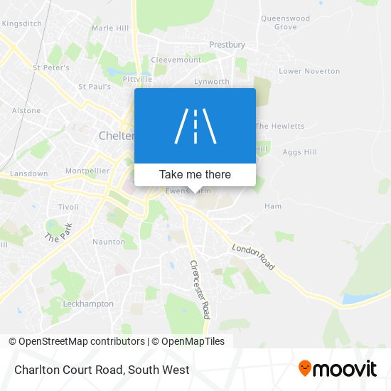 Charlton Court Road map