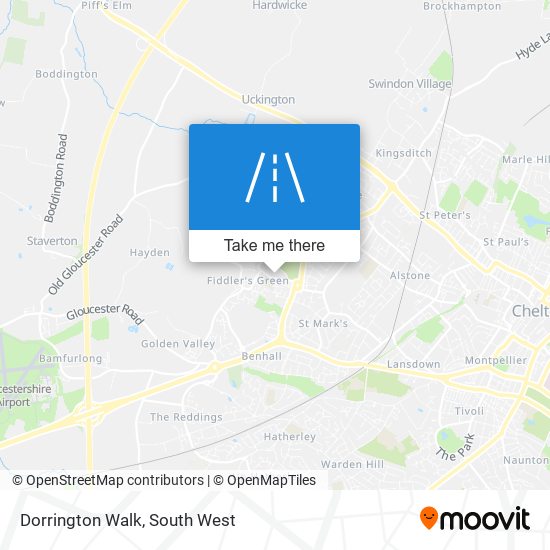Dorrington Walk map