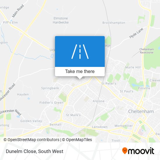 Dunelm Close map