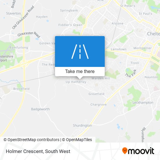 Holmer Crescent map