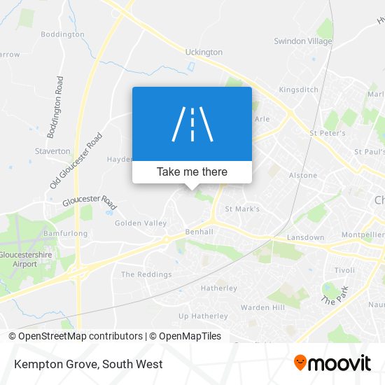 Kempton Grove map