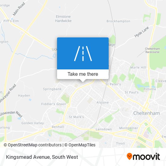 Kingsmead Avenue map