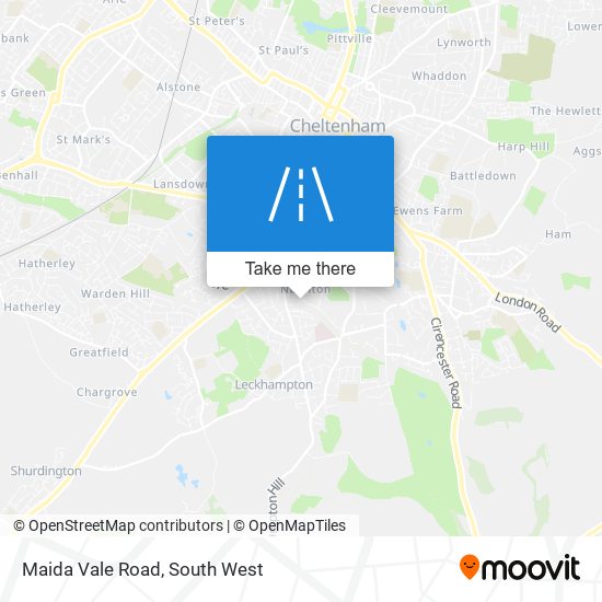 Maida Vale Road map