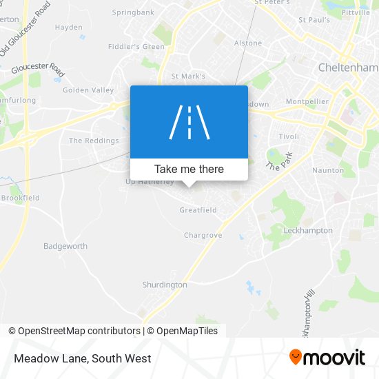 Meadow Lane map