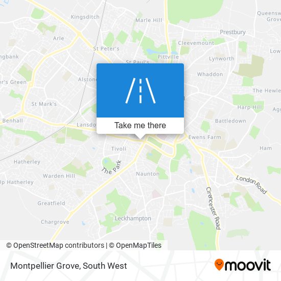 Montpellier Grove map