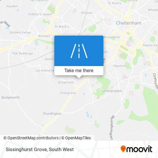 Sissinghurst Grove map