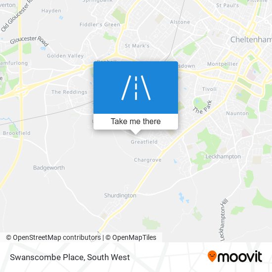 Swanscombe Place map