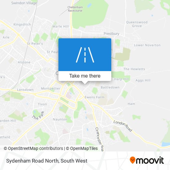 Sydenham Road North map