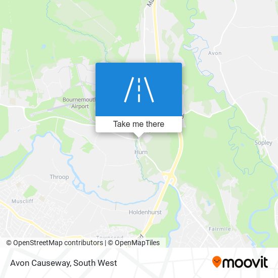 Avon Causeway map
